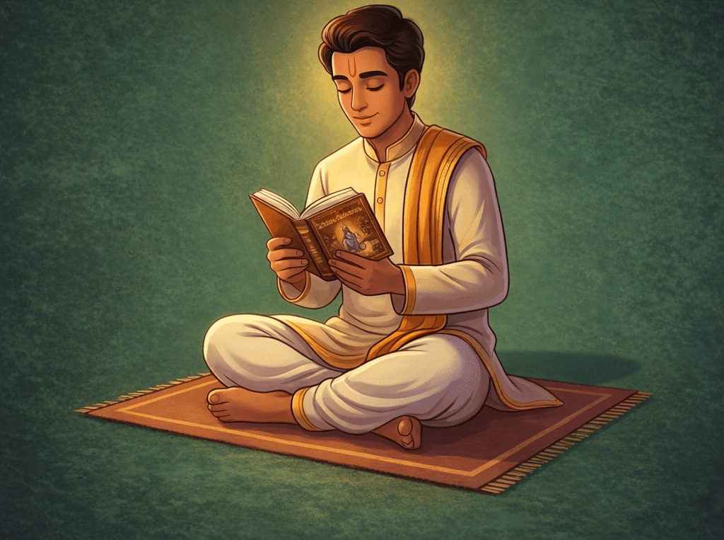 प्रतिदिन दीप दान एवं श्रीमद्भगवद्गीता पंद्रहवें अध्याय पुरुषोत्तम योग का पाठ